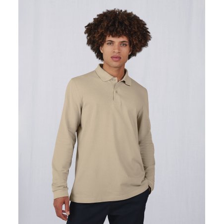 Långärmad Piké Herr (4XL-5XL)