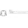 Men´s T-Shirt Long Sleeve - Storlekstabell