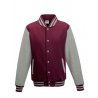 Burgundy/Heather Grey
