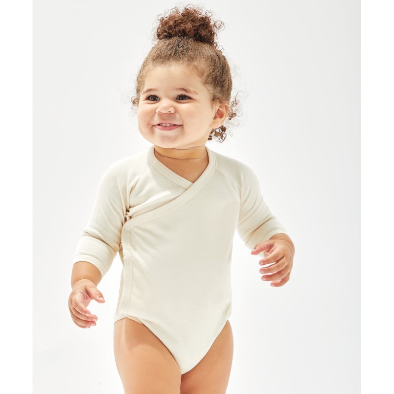 Långärmad Omlott-Body