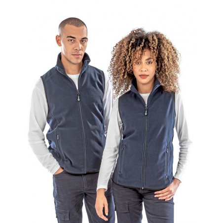 Fleeceväst Återvunnen Polyester med egen brodyr