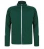Tracksuit Top Kids med eget tryck, bottle green/white – Finden + Hales