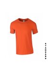 Orange t-shirt med eget tryck