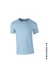 Ljusblå t-shirt med eget tryck