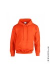 Orange hoodie med eget tryck