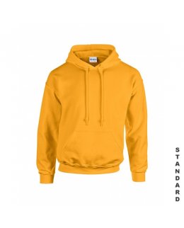 Gul hoodie med eget tryck
