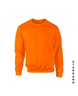 Orange sweatshirt med eget tryck