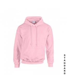 Ljusrosa hoodie med eget tryck