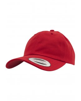 Cranberry Yupoong Dad Hat med egen brodyr