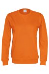 Orange Ekologisk och fairtrademärkt sweatshirt med eget tryck
