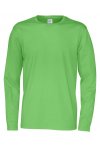 Grön Ekologisk Fairtrade Långärmad T-shirt Med Eget Tryck