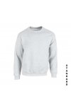Askgråmelerad standard sweatshirt med eget tryck