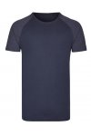 Navy  lång t-shirt med egen design