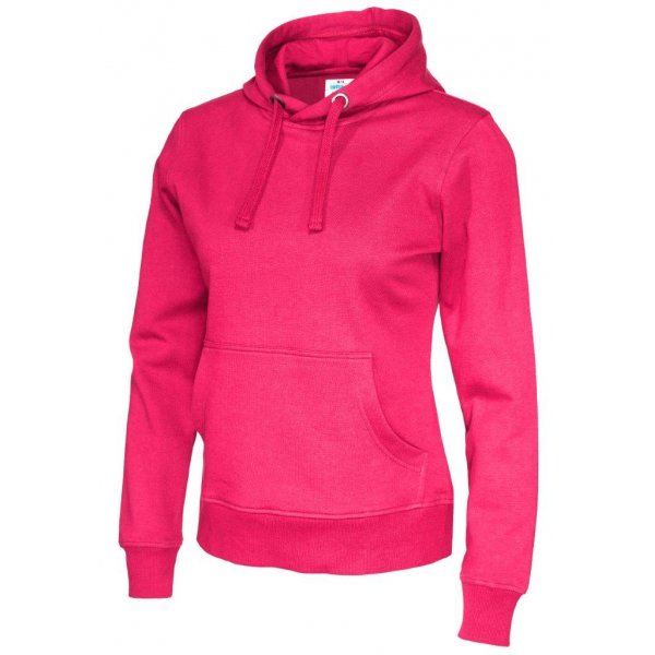 Dam Hoodie Klassisk Mjuk Bomull
