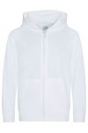 Vit Zip-Hoodie Barn med eget tryck Vit Zip-Hoodie Barn med eget tryck