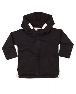 Baby zip-hoodie med eget tryck