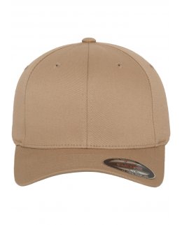 Khaki Flexfit-keps med egen brodyr