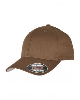 Coyote Brown flexfit-keps med egen brodyr