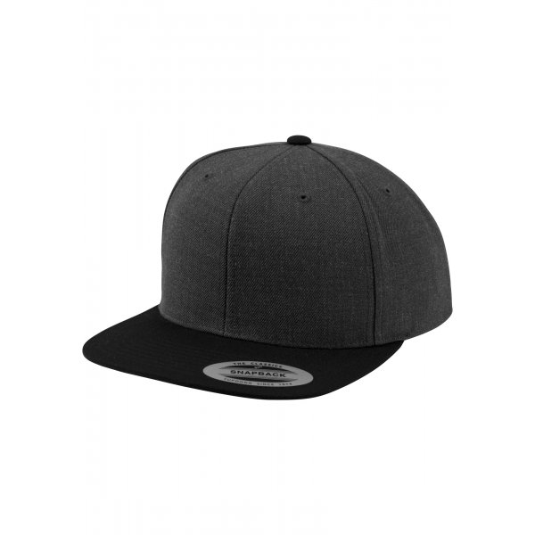 Snapback Charcoal/Black Med Egen Brodyr