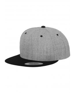Snapback Heather Grey/Black Med Egen Brodyr