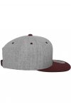 Snapback Heather Grey/Maroon Med Egen Brodyr