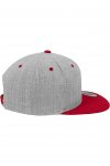 Snapback Heather/Red Med Egen Brodyr