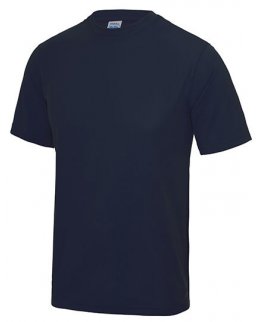 Marinblå tränings t-shirt med eget tryck