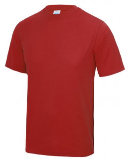 Röd Tränings t-shirt med eget tryck