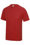 Röd Tränings t-shirt med eget tryck