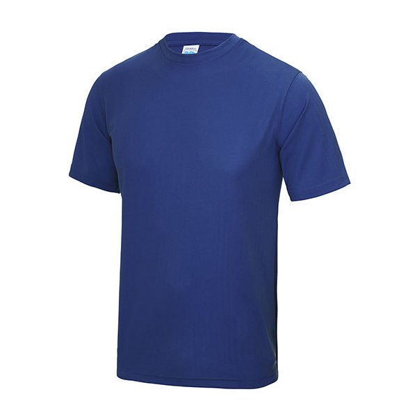 Kungsblå tränings t-shirt med eget tryck