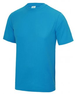 Safirblå tränings t-shirt med eget tryck