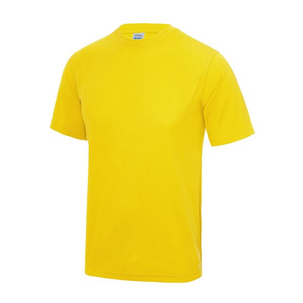 Gul tränings t-shirt med eget tryck
