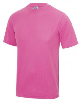 Neonrosa tränings t-shirt med eget tryck