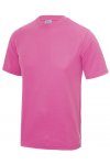 Neonrosa tränings t-shirt med eget tryck