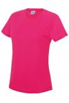 Cerise Tränings T-Shirt Dam Med Eget Tryck