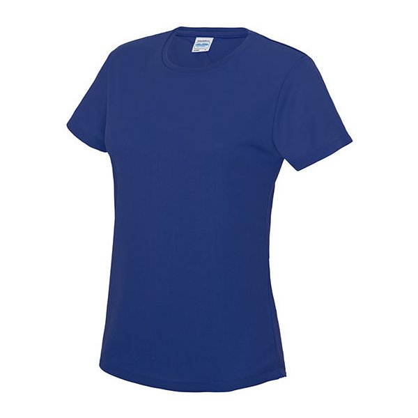 Kungsblå Tränings T-Shirt Dam Med Eget Tryck