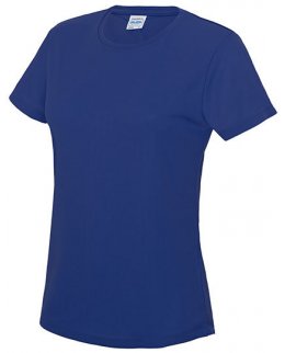 Kungsblå Tränings T-Shirt Dam Med Eget Tryck