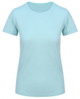 Mintblå Tränings T-Shirt Dam Med Eget Tryck