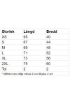 Storlekstabell Tränings T-Shirt Dam